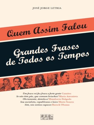 cover image of Quem Assim Falou ? Grandes Frases de Todos os Tempos